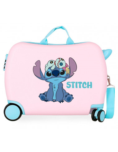 2099841 ABS ROLLING SUITCASE 4W.(2 MULTID.) 45CM.  STITCH IN